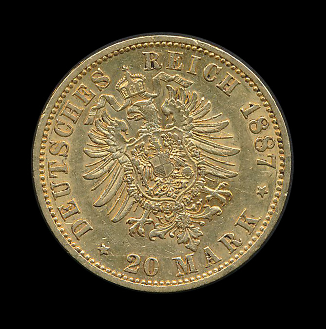 Duitsland 20 Mark 1887