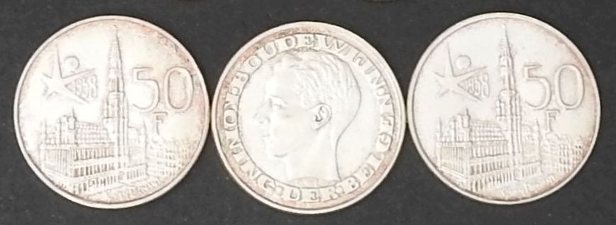 belgie 50 franc expo 1958