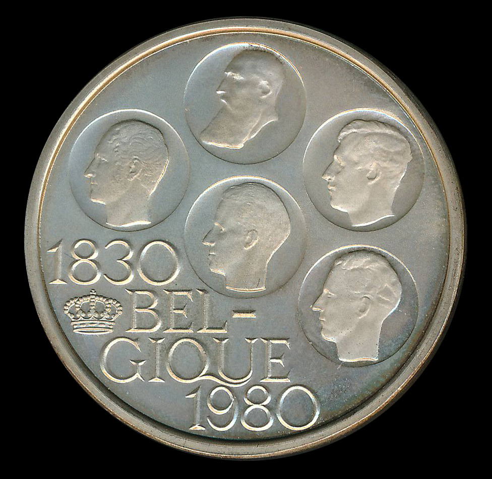 belgie 500 franc zilver 1830 1980 belgique