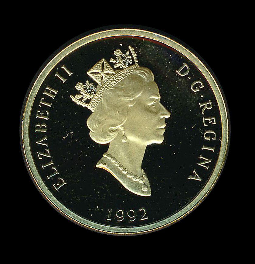 Canada goud Engeland Elisabeth II 1992