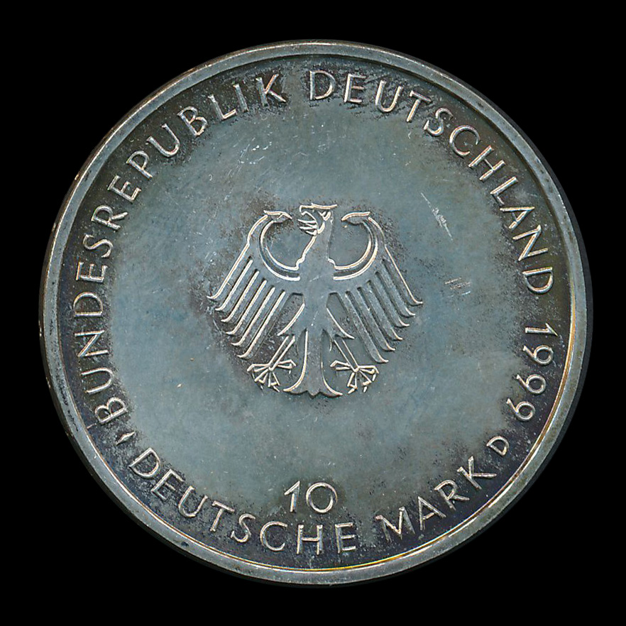 duitsland 10 mark zilver 1999