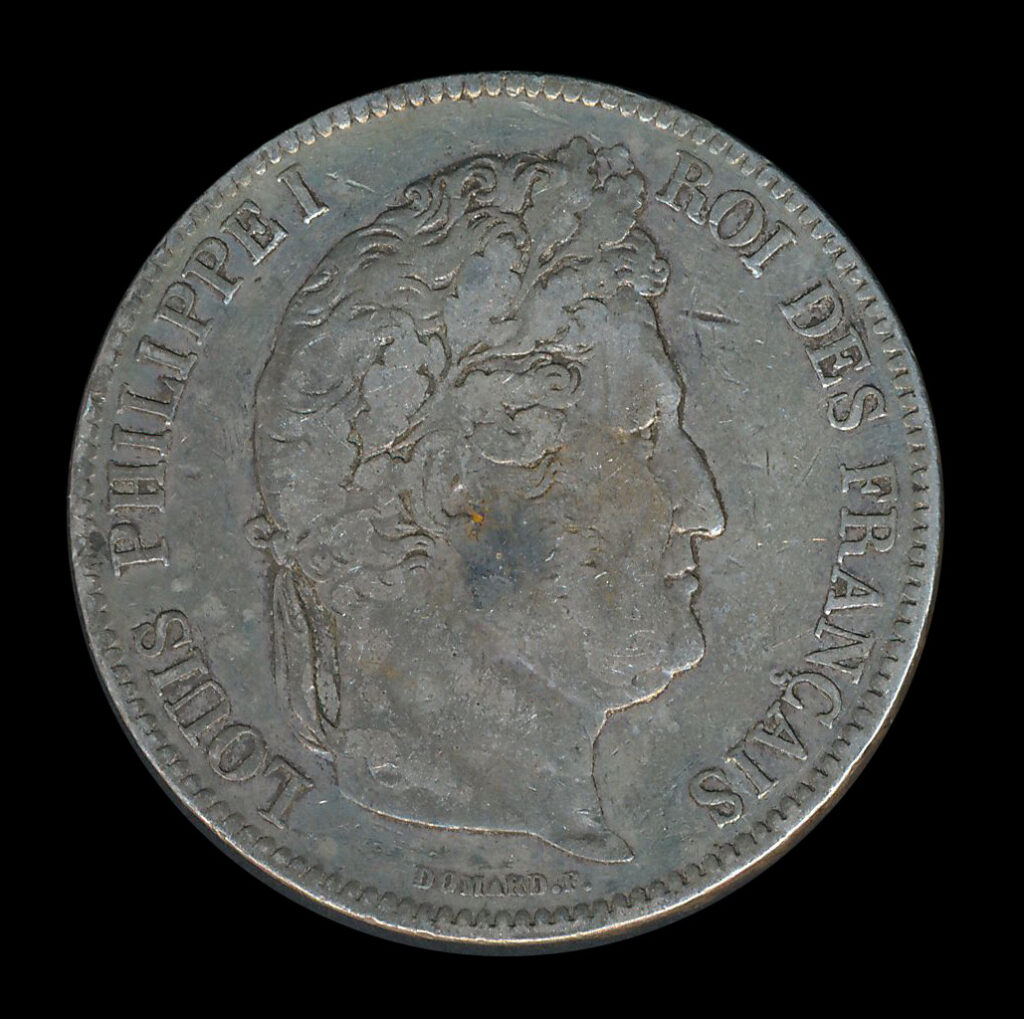 frankrijk zilver franc 5 louis philippeI