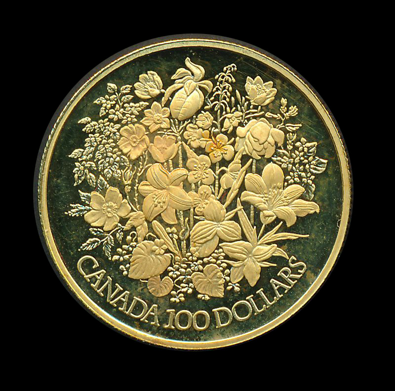 goud Canada 100 dollar