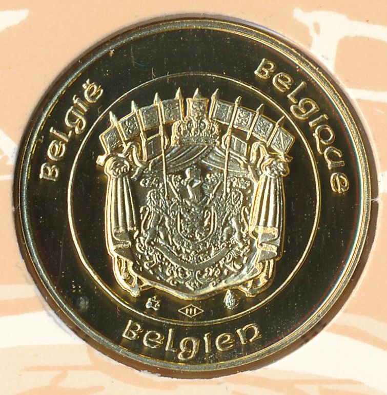 9 8 1993 albertus II rex belgarum goud belgië