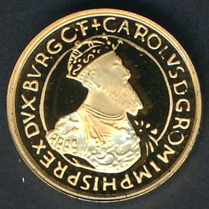 Belgie goud 10 ecu carolus